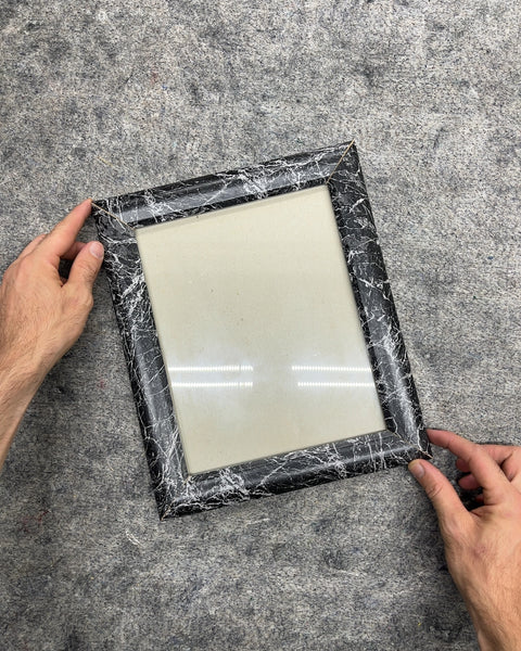 Black Marble Pattern Hanging Picture Frame, 10x12"