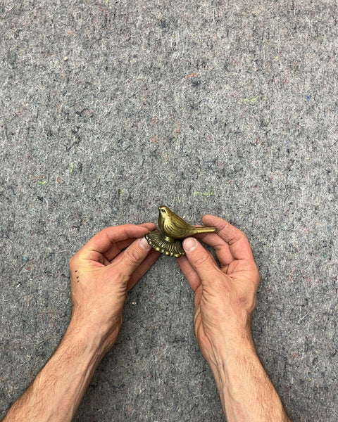 Brass Bird Figurine