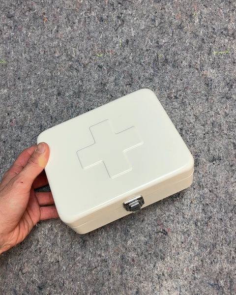 White Metal First Aid Box So Pretty You Might Keep It On Display