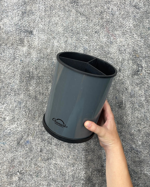Chamarks Gray Spinning Utensil Holder