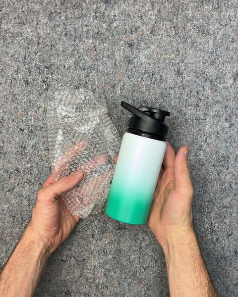 Brand New Ombre Green and White Water Bottle