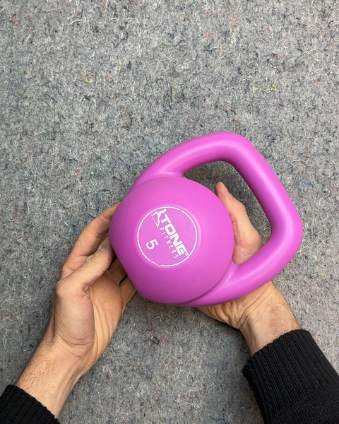 Tone Fitness Pink Kettlebell, 5 lbs
