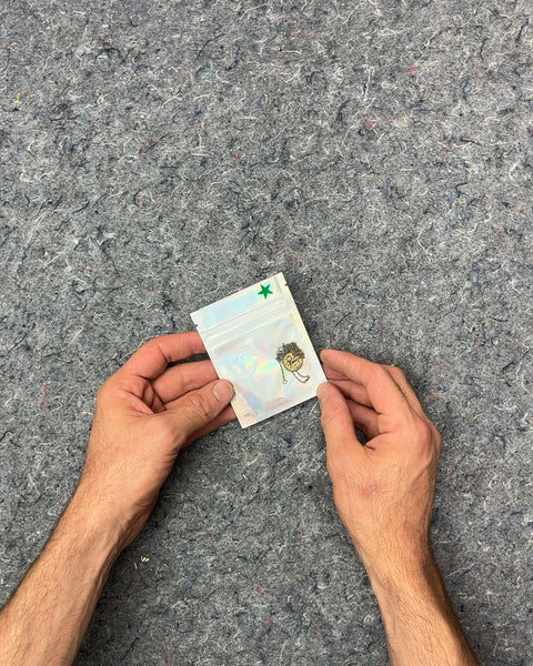 Small Holographic Pouch with Virgo Necklace