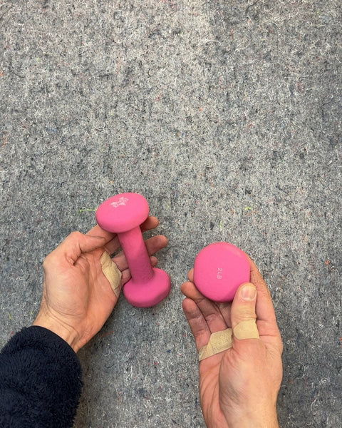 Pair of Pink Dumbbells, 2lbs