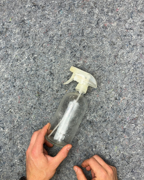 Clear Glass Spray Bottle