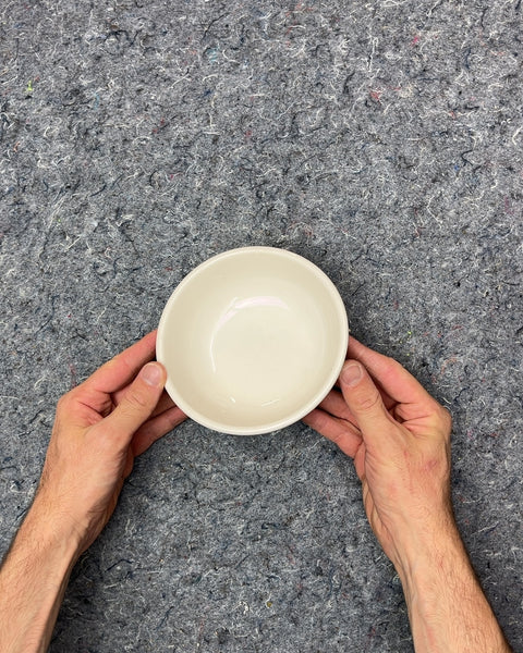 White Ceramic Bowl Made In The US