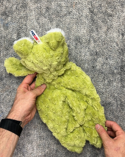 Petlou Fuzzy Friends Frog Pet Toy