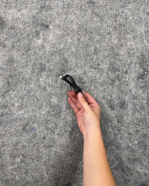Black USB-C to USB-A Charging Cable
