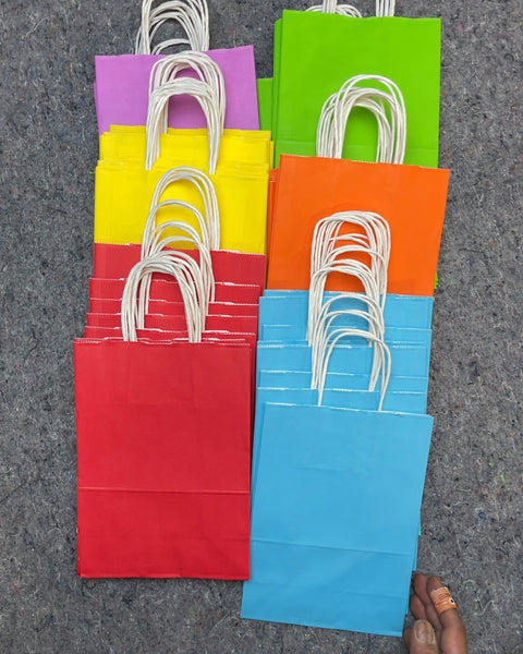 Beautiful Colorful Paper Gift Bags