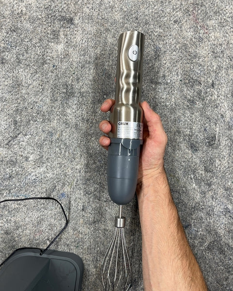 Crux Cordless Immersion Blender with Charging Base