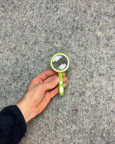 Green Handheld Magnifying Glass