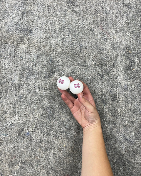 Mississippi State Logo Ping Pong Balls