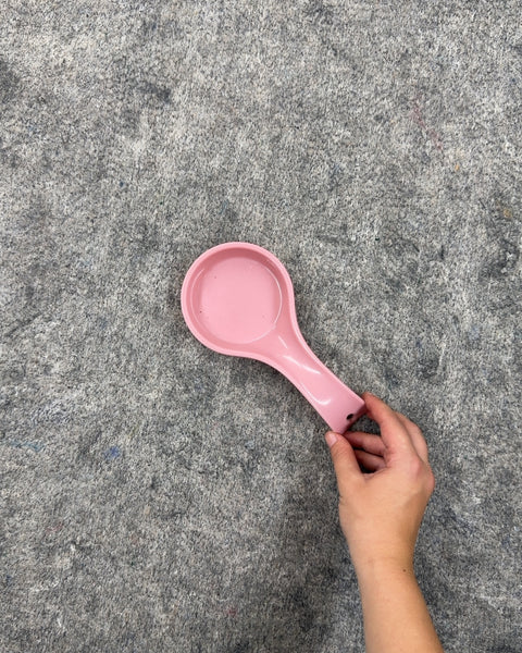 Pink Ceramic Spoon Rest