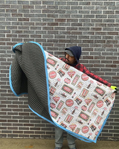 Fun Coca-Cola Quilted Moving Blanket