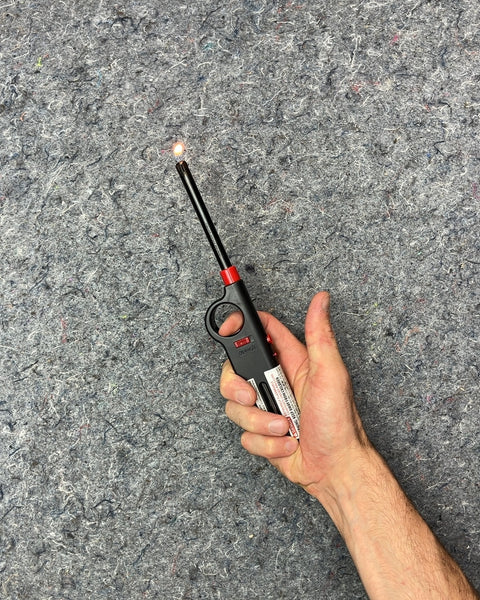 Black and Red Utility Lighter