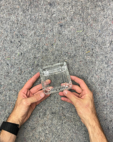 Clear Glass Square Ashtray