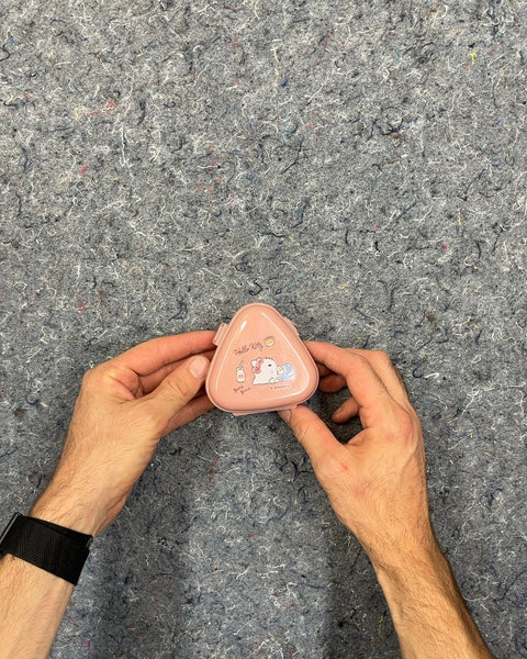 Hello Kitty Pink Triangle Onigiri Case