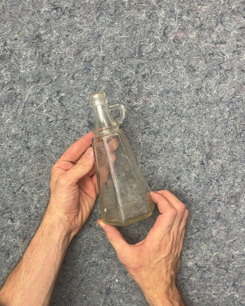 Vintage Log Cabin Syrup Bottle