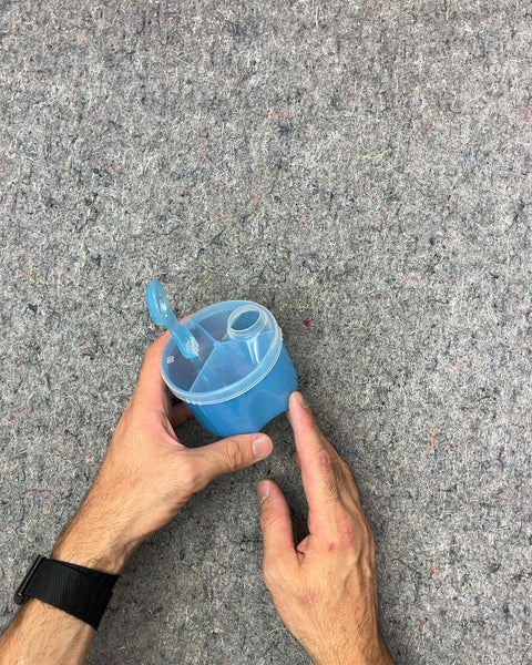 Blue Baby Formula Dispenser