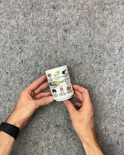 Totoro White Ceramic Mug