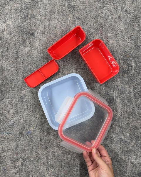 IKEA Red Divided Lunch Box