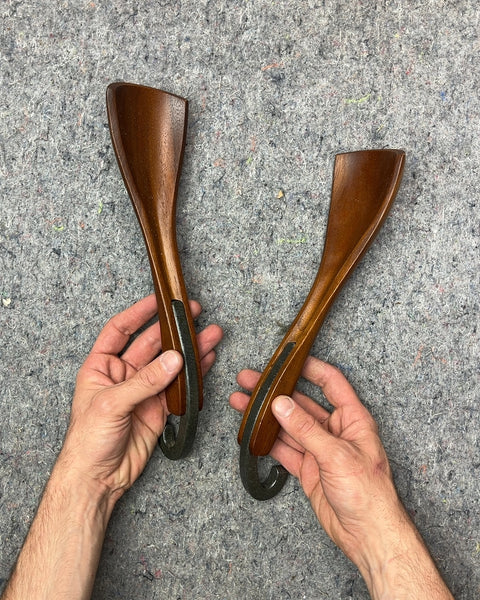 Pretty Wooden Salad Servers