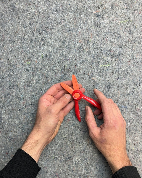 Fiskars Red and Orange Plastic Kids Scissors