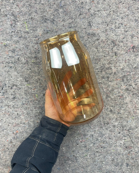 Sexy Amber Glass Vase