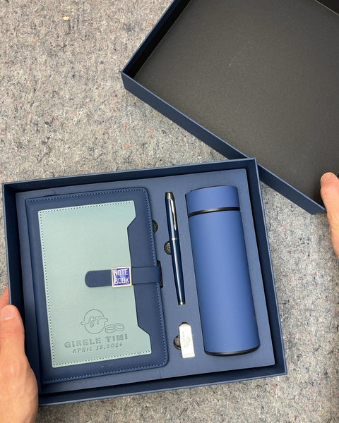 Gisele Timi Notebook, Pen, and Tumbler Gift Set