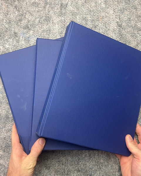 Three 3 Ring Binders