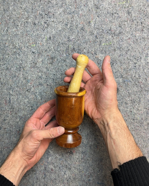 Sexy Wooden Mortar and Pestle