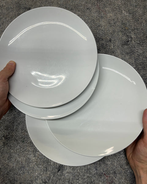 Gibson White Dinner Plates, Set of 4