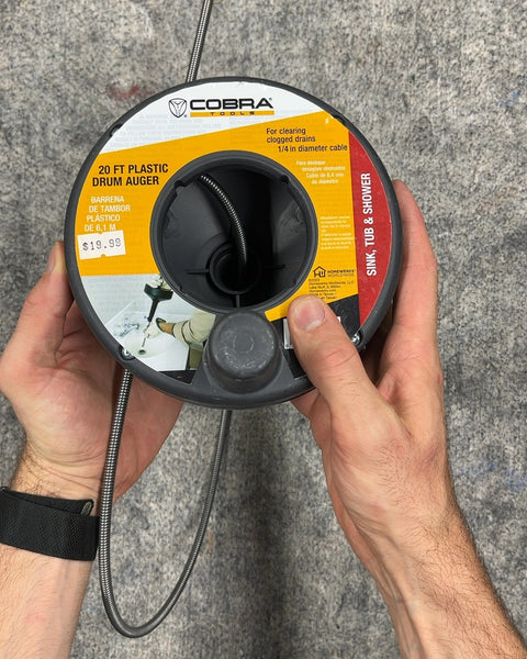 Cobra 20 FT Plastic Drum Auger
