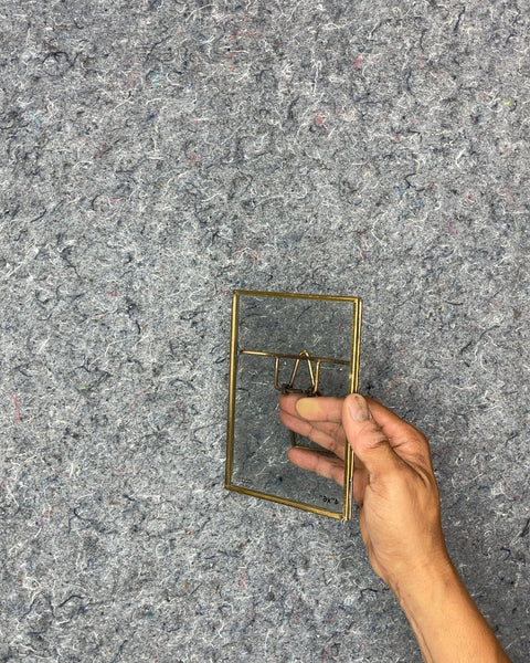 Brass Colored Frame, 4x6"