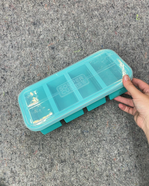 Souper Cubes Teal Silicone Ice Cube Tray
