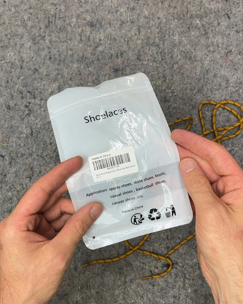 Yellow and Black Shoelaces