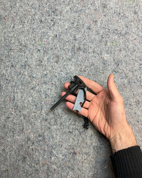 Black Fire Starter Tool with Striker
