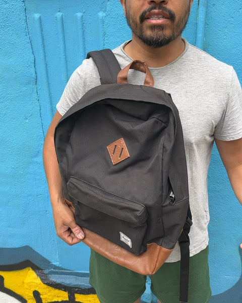 Herschel Supply Co. Black and Brown Backpack