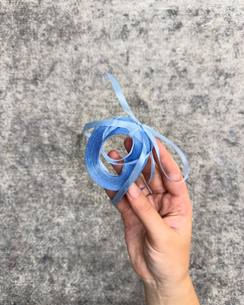 Light Blue Satin Craft Ribbon
