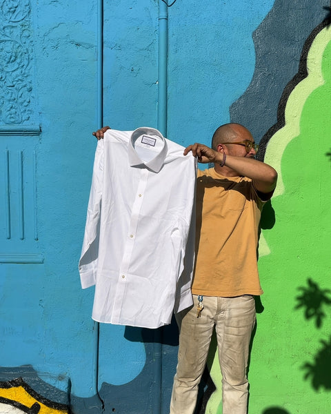 Like New Charles Tyrwhitt White Slim Fit Non-Iron Shirt, Size 17.5/34in 44/86cm