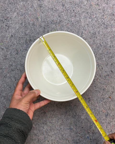 Mustard Yellow Plastic Mixing Bowl, 8.5"D