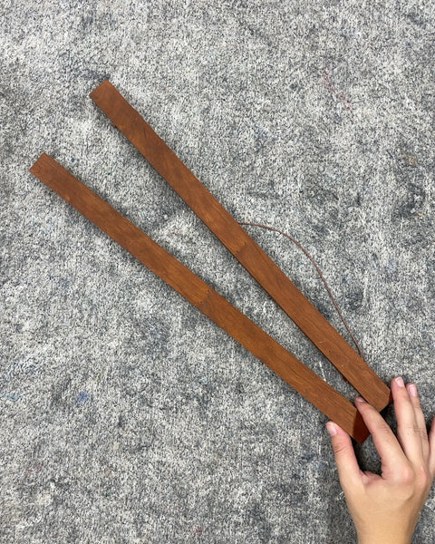 Whiskey Ginger Wood Poster Hanger, 17 in