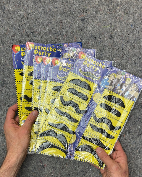 More Mustache Party Self Adhesive Mustaches, 6-Pack