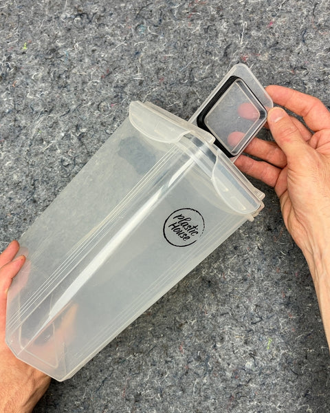 Plastic House Clear Food Storage Container