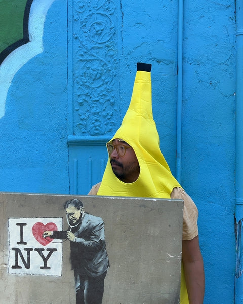 I Love NY Banksy Canvas Wall Art Print, 20x30"