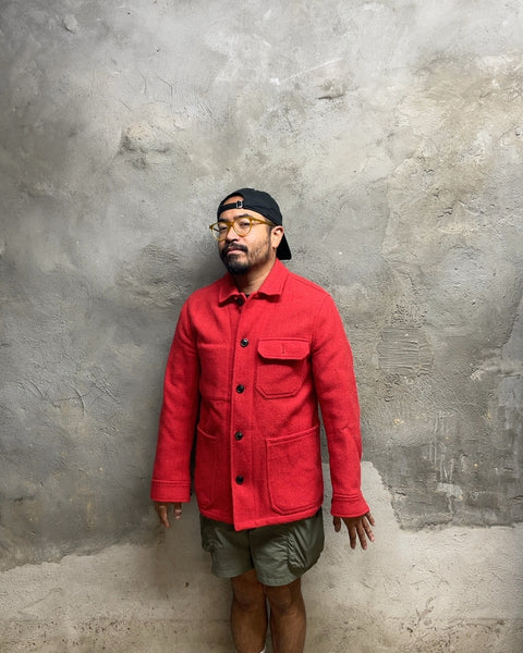 J. Press Red Wool Blend Jacket, Size S