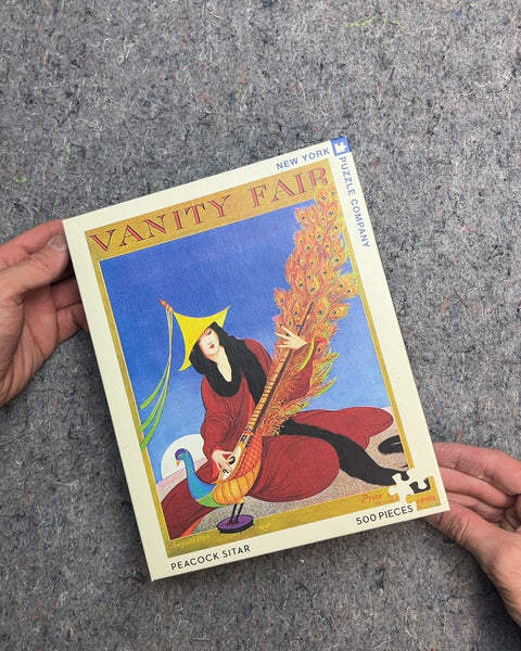 Vanity Fair Peacock Sitar 500 Piece Jigsaw Puzzle