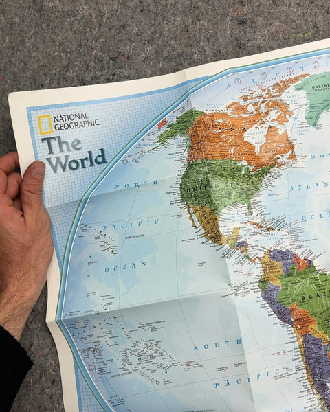 National Geographic The World Map