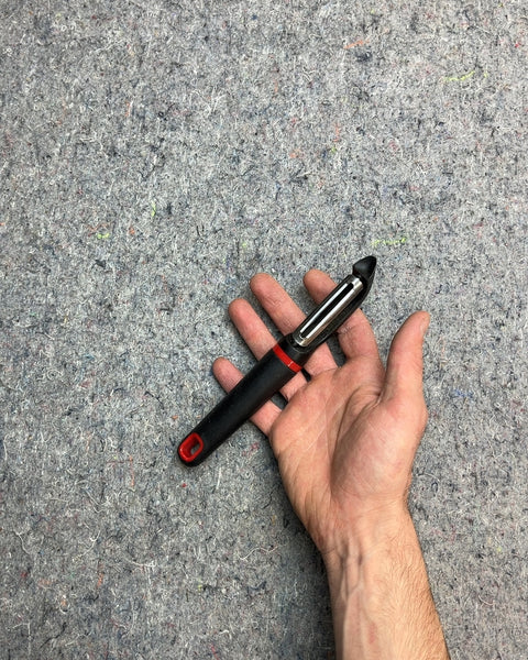 Black and Red Vegetable Peeler