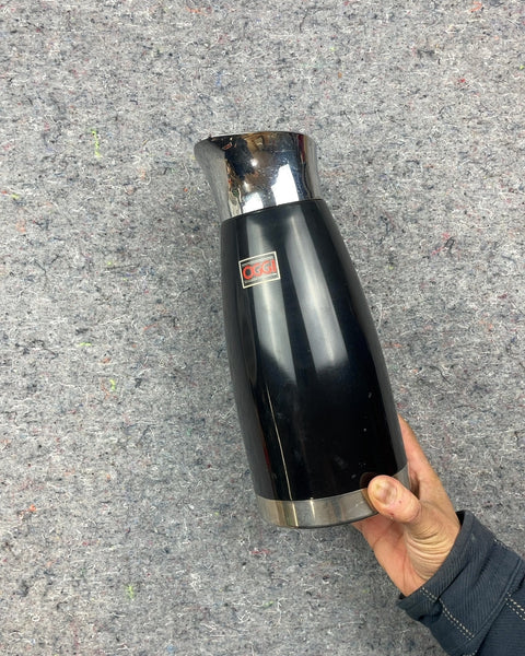 Mad Men-esque Black and Silver Carafe